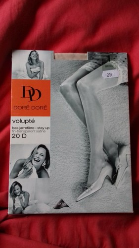 Bas jarretière large dentelle