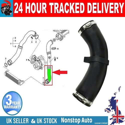 Durite turbo intercooler noire - turbo,