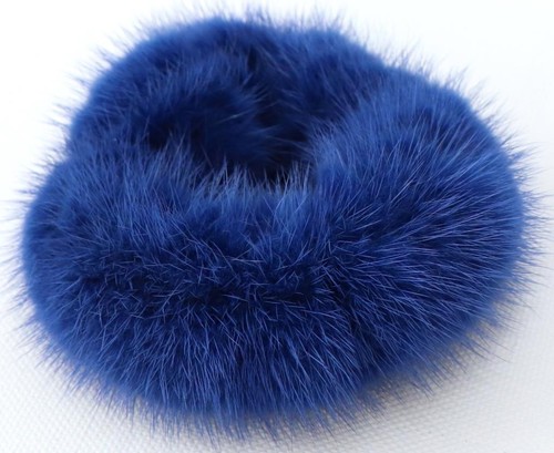 Scrunchie fourrure vison - scrunchie, en
