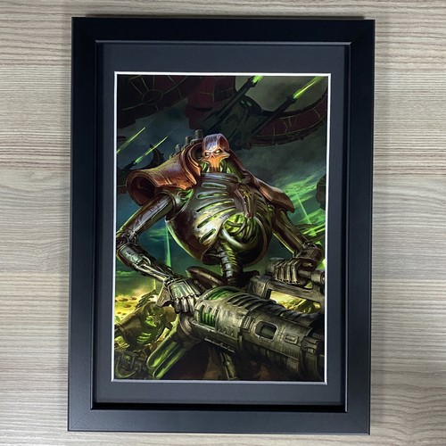 Art encadré necrons - encadré, guerrier