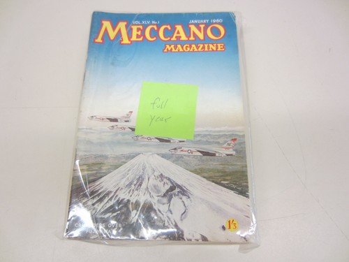 Vintage 1960 meccano magazine - meccano,