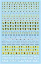 blason volant tout pour la ferrari 1/43 Décalcomanie décalque pose facile