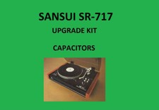 KIT de réparation pour platine vinyle SANSUI SR-717 - tous les condensateurs
