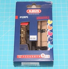 serrure à cylindre débrayable de porte avec 5 clés ABUS P12RPS 40/50mm neuf