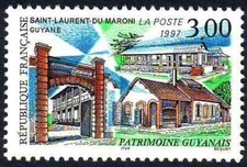 Timbre de 1997 - Saint Laurent du Maroni Patrimoine guyanais - N° 3048 Neuf
