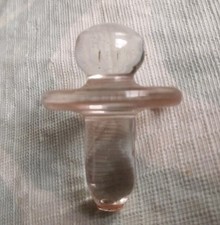BOUCHON POUR GOBE MOUCHE ATTRAPE GUEPE EN VERRE TRANSPARENT ( FORME TETINE)