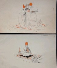 Dessins Orientalistes 1917, À