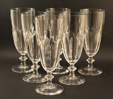 6 flutes à champagne cristal d'arques modèle rambouillet
