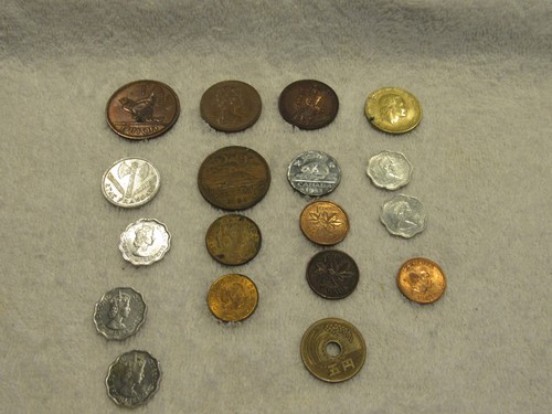 Foreign coin mixed lot - coin,