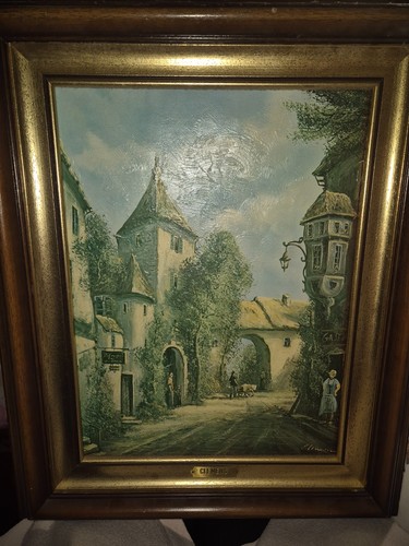 Tableau ancien signé - ,