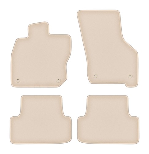 Tapis sol velours beige - tapis,