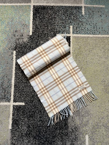 écharpe burberry bleu - burberry, et