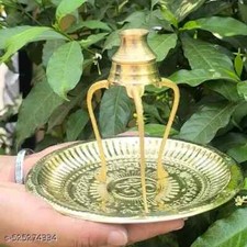 Ensemble OM Brass Arti Thali & Abhishek, Tripai Lota pour Sawan Hindu Puja Ho...