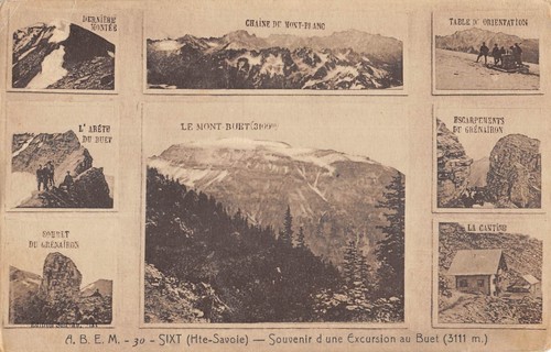 Cpa sixt souvenir d une - 74, /