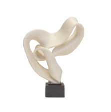 sculpture abstraite en resine 