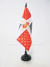 DRAPEAU DE TABLE COMPAGNIES FRANCHES DE LA MARINE 15x15cm - PETIT DRAPEAUX DE BU