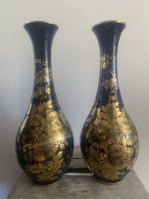 Paire Grands Vases Michelaud