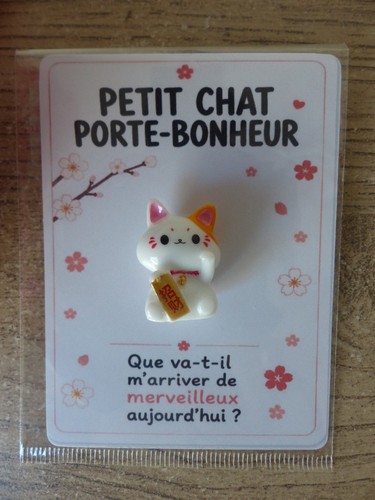 Mini chat porte bonheur - mini, porte‑bonheur