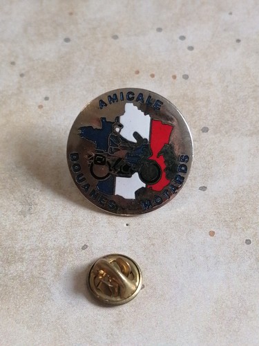 Pins douanes motard - pins,