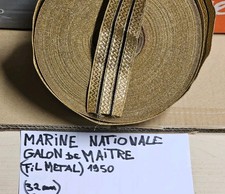 MARINE NATIONALE: 1 m GALON DE