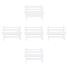  5 Pcs Meuble Miniature Banc