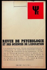 Revue de psychologie et des