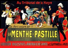Affiche vintage Menthe