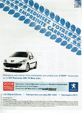 Publicité Advertising 0524  2008   Peugeot 207 Premium HDI Blue Lion