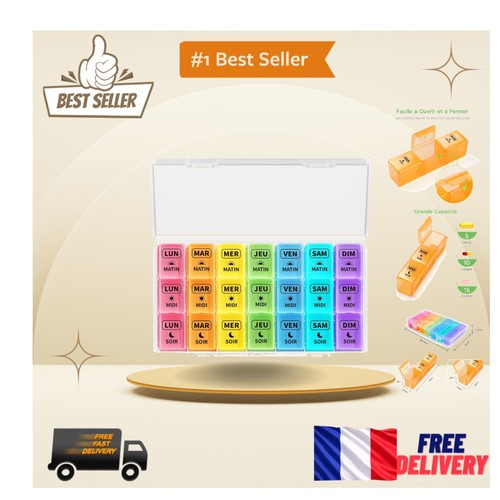 Pilulier semainier pratique - semainier,