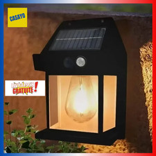 Lampe Solaire Extérieur Puissante Détecteur Mouvement Jardin LED Étanche Lampada