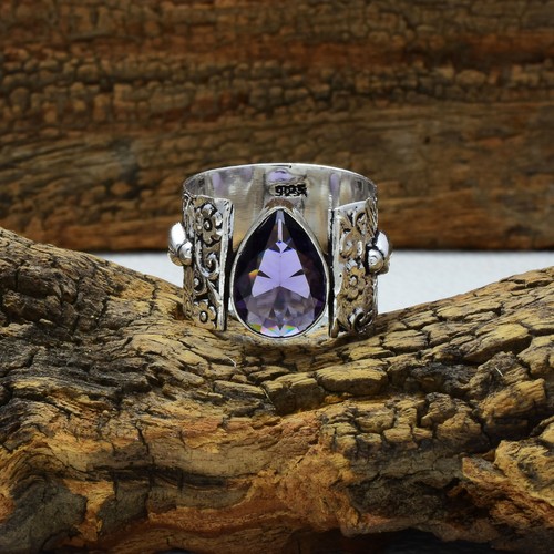 Bague anneau argent - bague,
