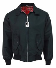 Vestes Classic Harrington noires fabriquées au Royaume-Uni ! Skinhead Mod rétro vintage prix de vente conseillé - 28 £