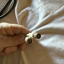 Câble d'Antenne TV Coaxial Connecteur Mâle Femelle 2m