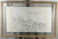 Milo MANARA (1945) Grand dessin original Le Parfum de l'Invisible Rooster Studio