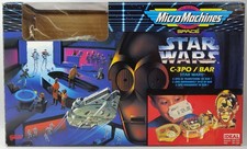 Star Wars - Galoob Micro Machines - C-3PO / Mos Eisley Cantina Bar Transforming 