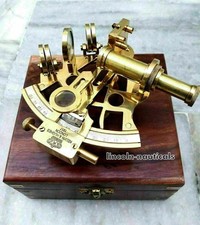 Sextant en laiton instrument