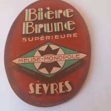 Ancienne étiquette bière