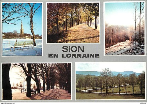 Carte postale vezelise - postale,