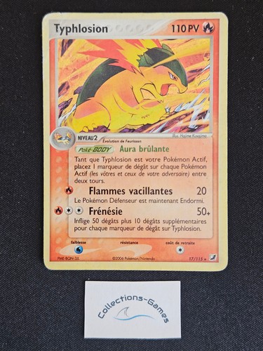 Carte pokémon typhlosion - carte,