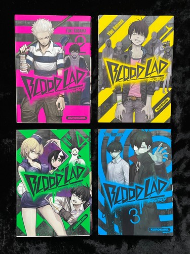 Lot mangas blood - -,