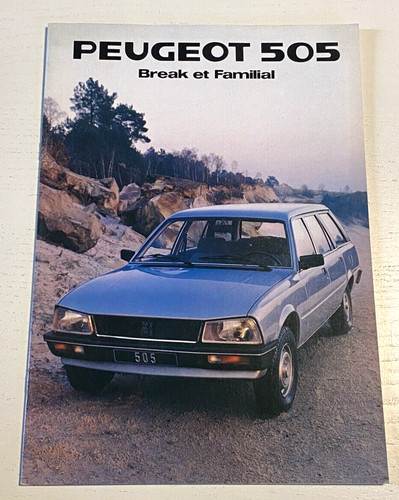 Notice commerciale peugeot - peugeot, 505
