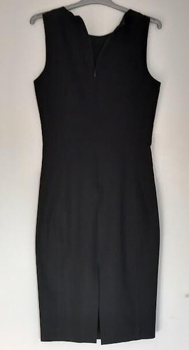 Robe droite noire longue - robe,