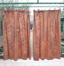 Paire Grand Rideaux Tenture