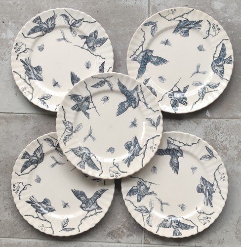 Anciennes assiettes plates - 5,
