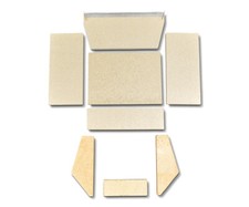 Habillage de foyer pour poêles à cheminée Vista 1 de Attika plaques kit