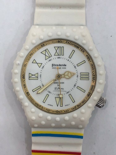 Montre immersion fanion blanc - montre,