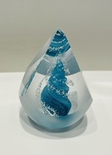 RARE PRESSE-PAPIER PYRAMIDAL SIGNÉ  LEIXUS Ainstopol  14 - Sulfure - Petit Éclat