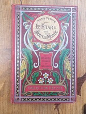 8934 Verne Le phare du bout du monde Hetzel Premier tirage Feuilles d'acanthe