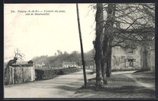 CPA Poigny, L´Entree du pays