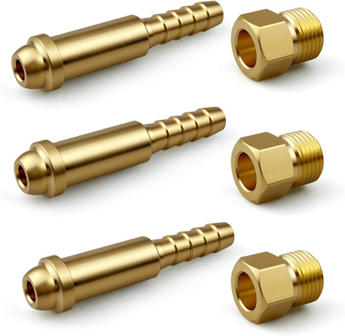 Pack argon nut nipple - 3, x